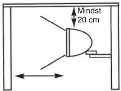 Mindst 20 cm