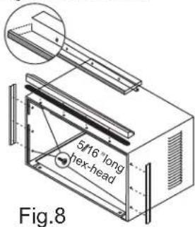 Element EWR25BE - Install top angle and side Bracket - 1
