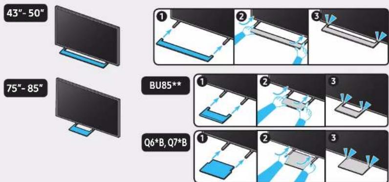 43"-50" 75"-85" BU85** Q6*B, Q7*B