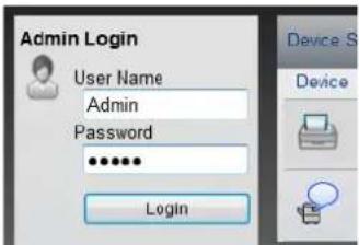 Admin Login User Name Admin Password Login Device S Device