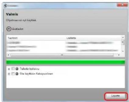 Valmis Objectives vizi nyt keytika User actions Userlist Userdata Telkota todoina Ote keytion Ratispostinen Laperte