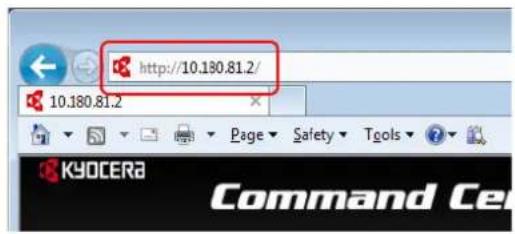 http://10.180.81.2/ 10.180.81.2 KYOCERA Command Cel