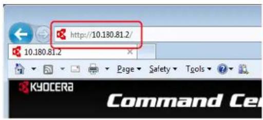 http://10.180.81.2/ 10.180.81.2 Page Safety Tools KYOCERA Command Cell