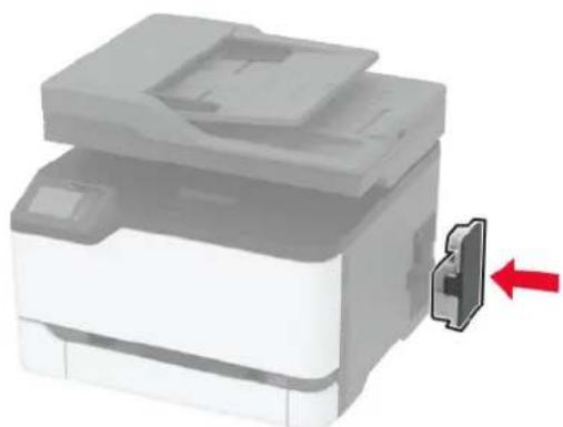 LEXMARK CX431 - Hukkaväriainepullon vaihtaminen - 2