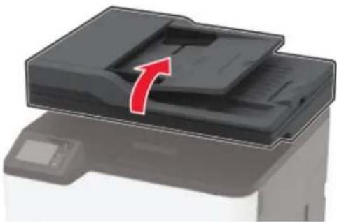 LEXMARK CX431 - Skannerin puhdistaminen - 1