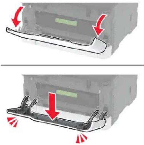 LEXMARK CX431 - Tulostimien sarjanumeron etsiminen - 1