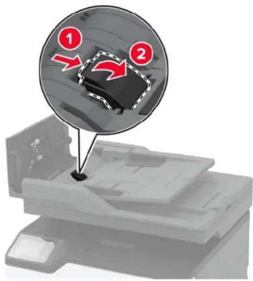 LEXMARK CX431 - Asiakirjansyöttölaitteen erotinalustan vaihtaminen - 2
