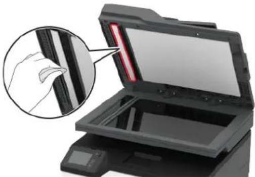 LEXMARK CX431 - Skannerin puhdistaminen - 2