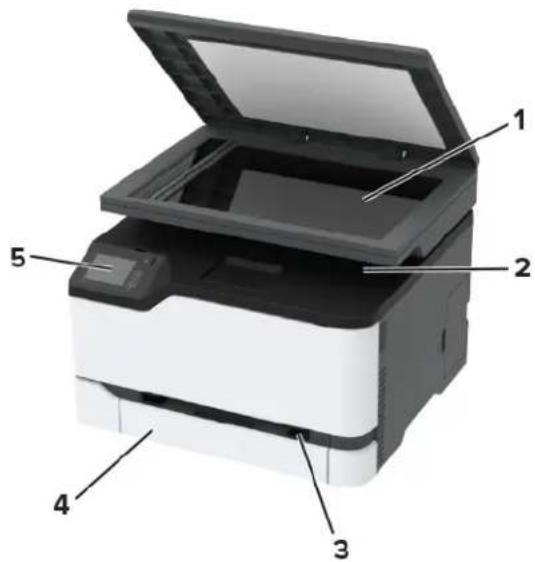 LEXMARK CX431 - Lexmark MC3224dwe -monitoimilaite - 1