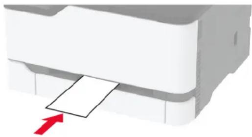 LEXMARK CX431 - Paperin lisääminen käsinsyöttöaukkoon - 4