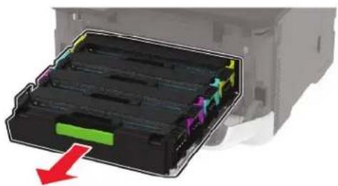 LEXMARK CX431 - Nostorullien puhdistaminen - 2