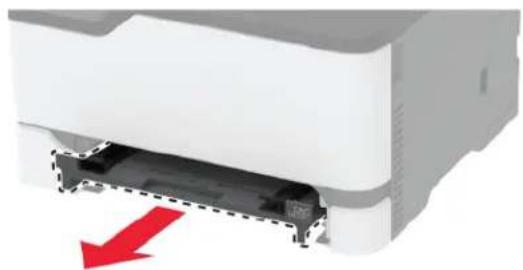 LEXMARK CX431 - Käsinsyöttöaukon vaihtaminen - 2