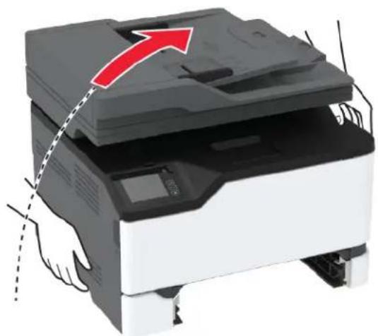 LEXMARK CX431 - Nostorullien puhdistaminen - 5