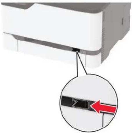 LEXMARK CX431 - Paperin lisääminen käsinsyöttöaukkoon - 1