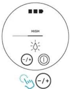 HIGH -/+ ① -/+