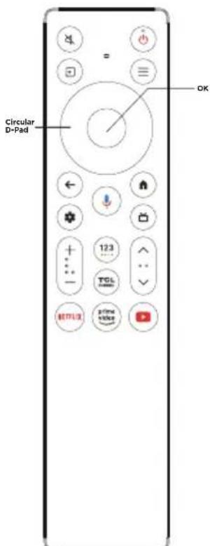Circular D-Pad OK