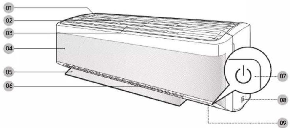 SAMSUNG AR18TSCAEWKNTV - תְרָה בְּרָה בְּרָה - 1
