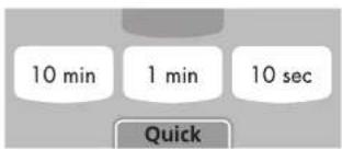 10 min 1 min 10 sec Quick