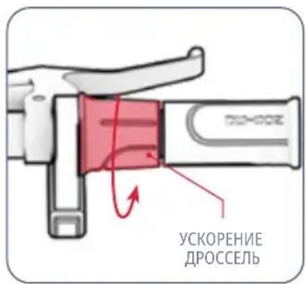 УСКОРЕНИЕ ДРОССЕЛЬ