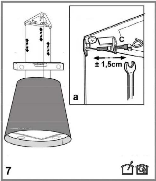 7 ± 1,5cm a c