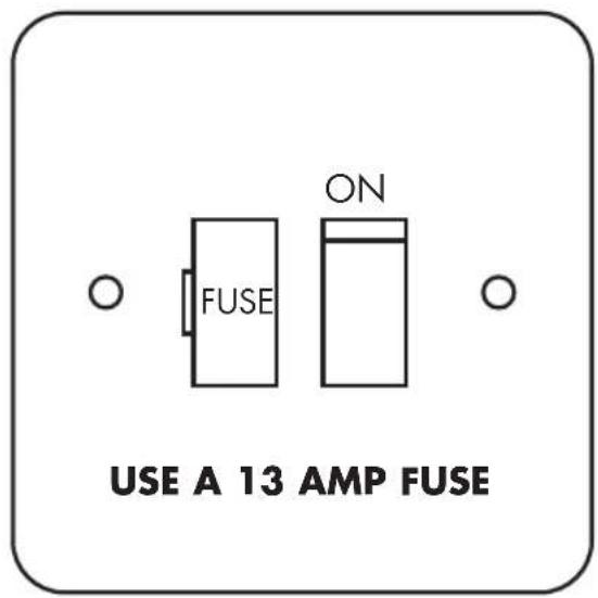 USE A 13 AMP FUSE