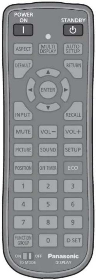 PANASONIC TH-84LQ70LW - Basic Controls - 2