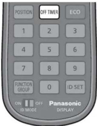 PANASONIC TH-84LQ70LW - The setting switches each time is pressed. - 1