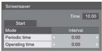 PANASONIC TH-84LQ70LW - To set interval of Screensaver - 1