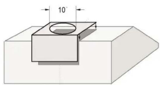 10°