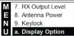 ELECTRO-VOICE RE3-HHT765 - Adjusting display options: contrast and brightness - 1