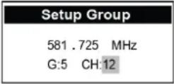 ELECTRO-VOICE RE3-HHT765 - Manually setting group and channel - 3