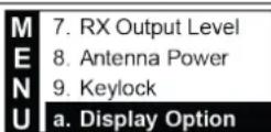 ELECTRO-VOICE RE3-HHT765 - Adjusting display options: contrast and brightness - 5
