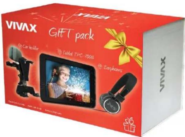 VIVAX GIFT pack Be Car holder TTC TPC-2018 Eraphones VIVAX