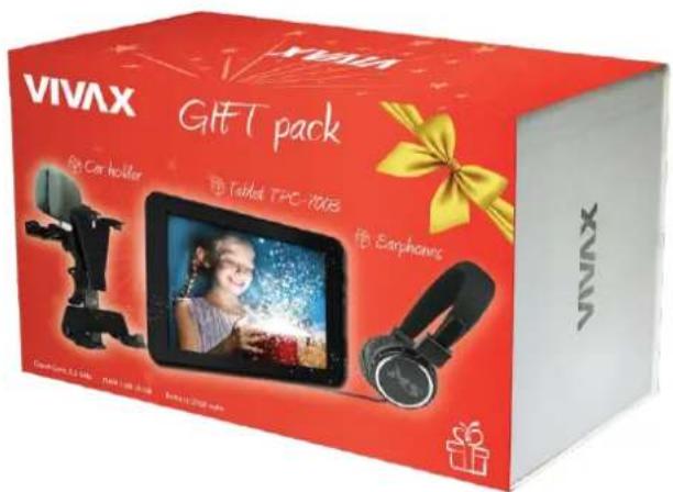 VIVAX GIFT pack Be Car holder T恤店 TPC-2018 Emphones VIVAX