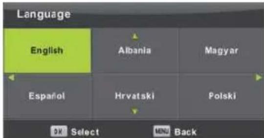 Vivax TV-32LE91T2W - Language (Gjuha) - 1