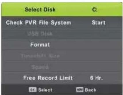 Vivax TV-32LE91T2W - PVR File System (PVR sustav datoteka) - 1