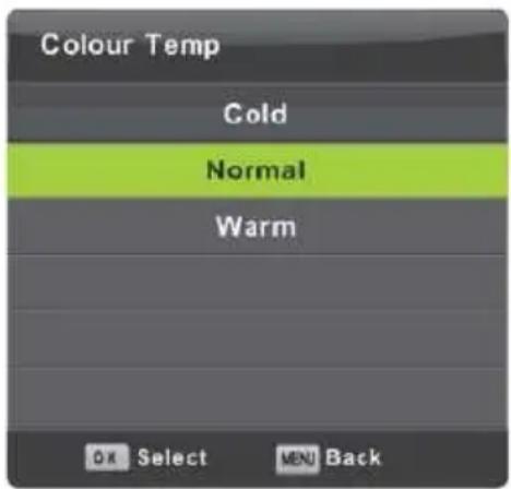 Vivax TV-32LE91T2W - Color temp (Топлина на боја) - 1