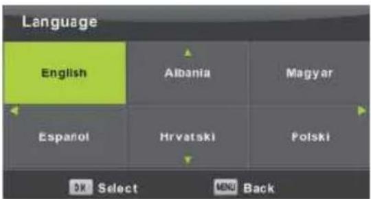Vivax TV-32LE91T2W - Language (Jezik) - 1
