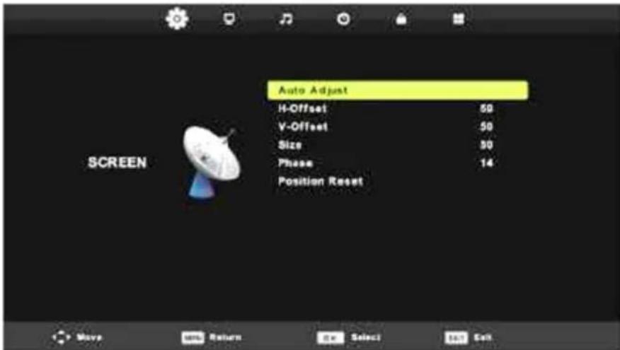 Vivax TV-32LE91T2W - SCREEN (Menuja e ekranit (Vetëm mënyra PC) - 1