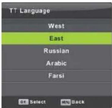 Vivax TV-32LE91T2W - Language - 2