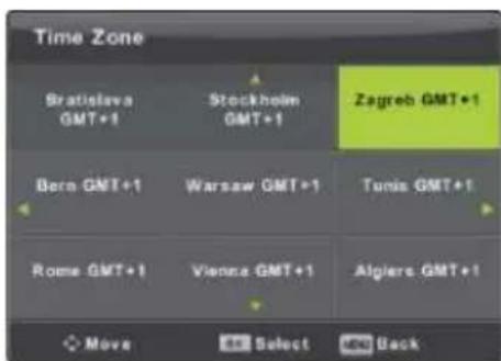 Vivax TV-32LE91T2W - Time zone (Временска зона) - 1