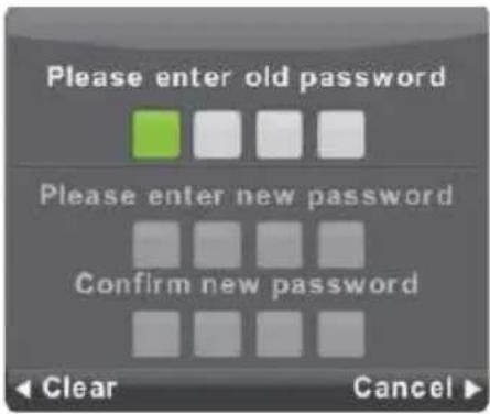 Vivax TV-32LE91T2W - Postavljanje lozinke (New Password - 1