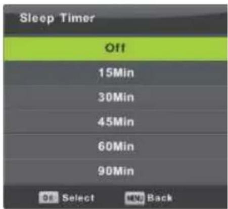 Vivax TV-32LE91T2W - SleepTimer (Samoisključenje) - 1