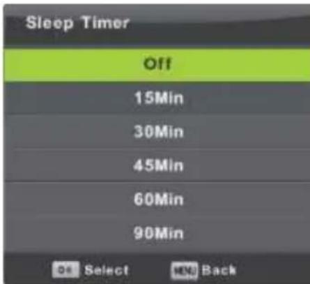 Vivax TV-32LE91T2W - SleepTimer (Vetë-përjashtimi) - 1