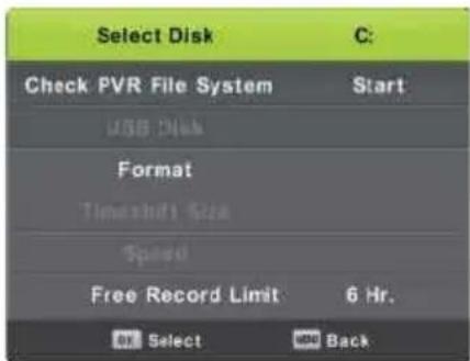 Vivax TV-32LE91T2W - PVR File System (PVR sustav datoteka) - 1