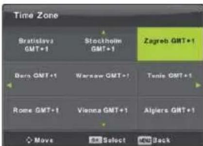 Vivax TV-32LE91T2W - Time Zone - 1