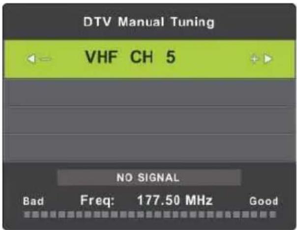Vivax TV-32LE91T2W - DTV Manual Tuning - 1