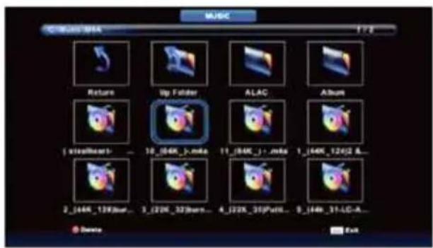 Vivax TV-32LE91T2W - Music Menu - 2