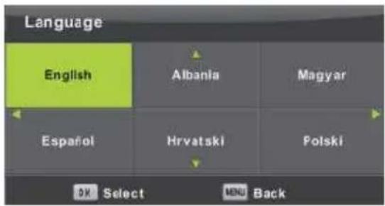 Vivax TV-32LE91T2W - Language (Jazik) - 1
