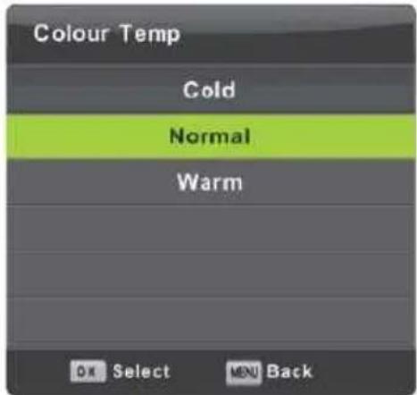 Vivax TV-32LE91T2W - Color temp (Ngrohtësia e ngjyrave) - 1